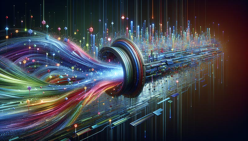 Illustration of real-time data processing